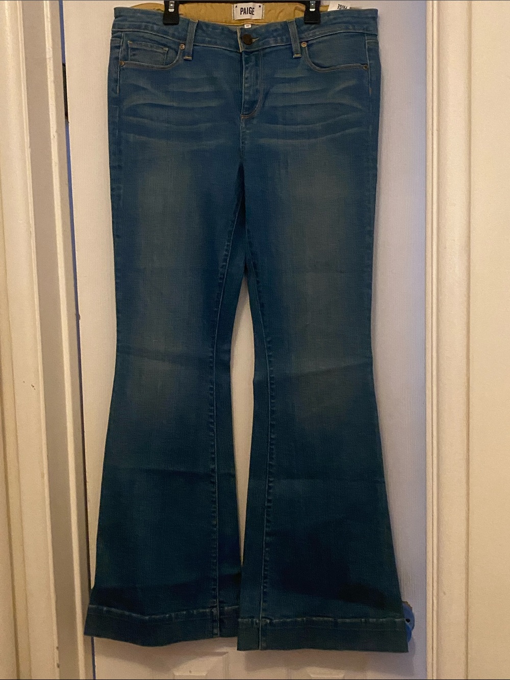 PAIGE Light Blue High-Rise Jeans Size 32!